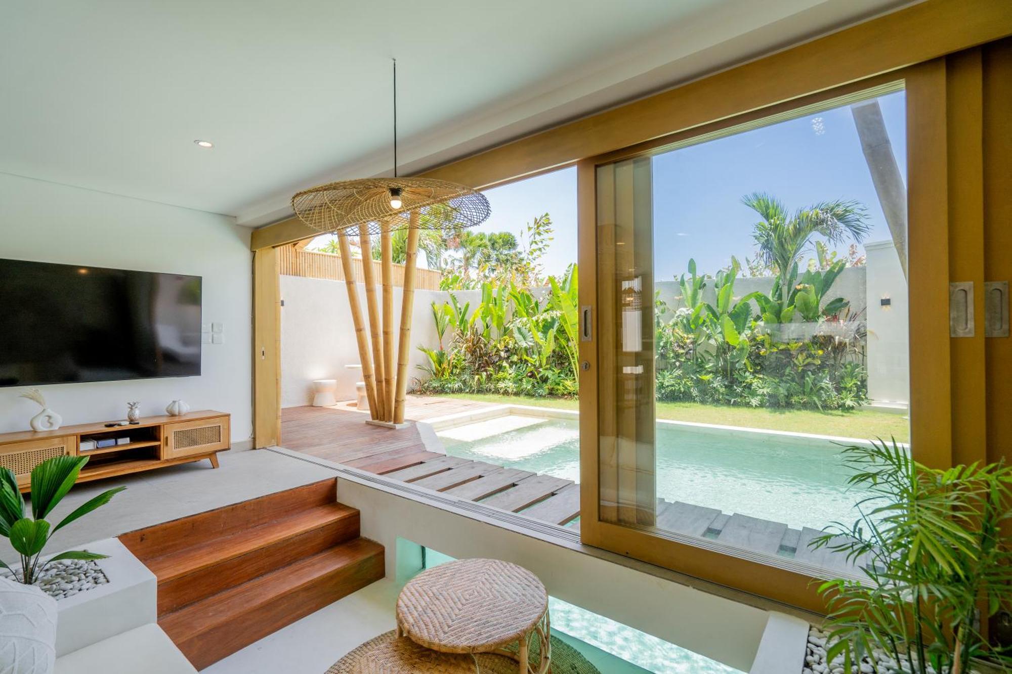 Villa Sunset Bamboo - 3Br Villa In Kerobokan Bagian luar foto